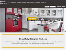 Tablet Screenshot of belvoirinteriors.com